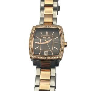 Relic ZR34175 Women's Watch 30mm Rose Gold - Fresh Battery - WR 30m Wrist 5.25